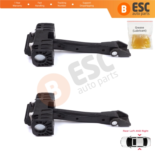 2 Pieces Rear Door Stop Check Assy Limiter Strap for Skoda Yeti 5L 2009-2017 5L0839249B