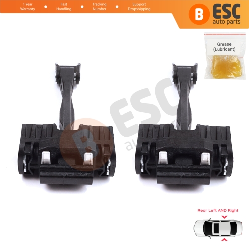 2 Pieces Rear Door Stop Check Assy Limiter Strap for Skoda Yeti 5L 2009-2017 5L0839249B