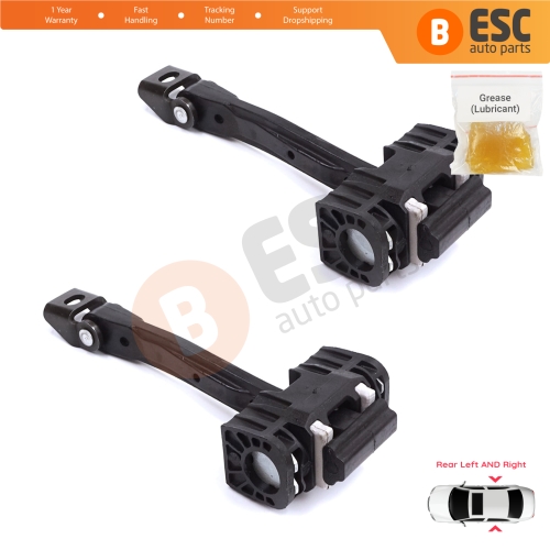 2 Pieces Rear Door Stop Check Assy Limiter Strap for Skoda Yeti 5L 2009-2017 5L0839249B