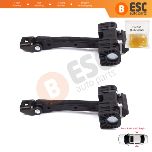 2 Pieces Rear Door Stop Check Assy Limiter Strap for Skoda Yeti 5L 2009-2017 5L0839249B
