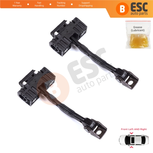 2 Pieces Front Door Stop Check Assy Limiter Strap for Skoda Superb MK2 II B6 3T 3T4 3T5 2008-2015 3T0837249C