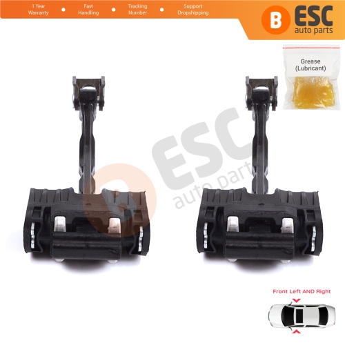 2 Pieces Front Door Stop Check Assy Limiter Strap for Skoda Superb MK2 II B6 3T 3T4 3T5 2008-2015 3T0837249C
