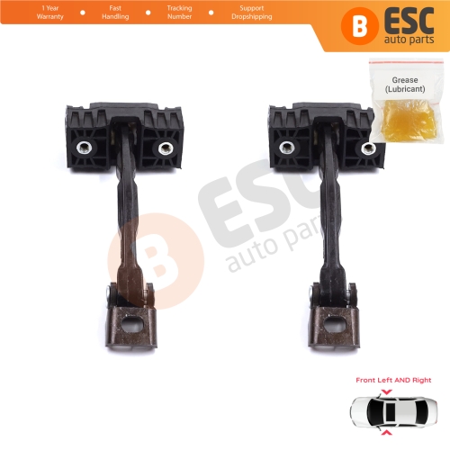 2 Pieces Front Door Stop Check Assy Limiter Strap for Skoda Superb MK2 II B6 3T 3T4 3T5 2008-2015 3T0837249C