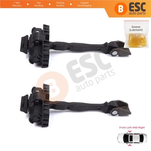 2 Pieces Front Door Stop Check Assy Limiter Strap for Skoda Fabia MK3 III NJ NJ3 NJ5 Praktik 2014-2022 6V0837249