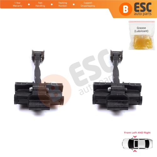 2 Pieces Front Door Stop Check Assy Limiter Strap for Skoda Fabia MK3 III NJ NJ3 NJ5 Praktik 2014-2022 6V0837249