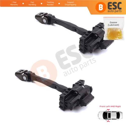 2 Pieces Front Door Stop Check Assy Limiter Strap for Skoda Fabia MK3 III NJ NJ3 NJ5 Praktik 2014-2022 6V0837249