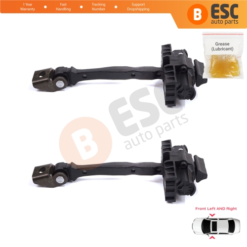 2 Pieces Front Door Stop Check Assy Limiter Strap for Skoda Fabia MK3 III NJ NJ3 NJ5 Praktik 2014-2022 6V0837249