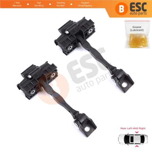 2 Pieces Rear Door Stop Check Assy Limiter Strap for Skoda Fabia MK3 III NJ NJ3 NJ5 Praktik 2014-2022 6V0839249