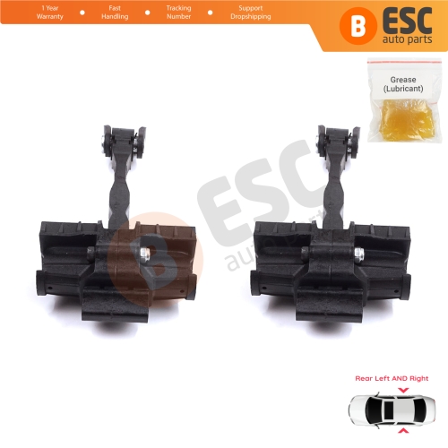 2 Pieces Rear Door Stop Check Assy Limiter Strap for Skoda Fabia MK3 III NJ NJ3 NJ5 Praktik 2014-2022 6V0839249