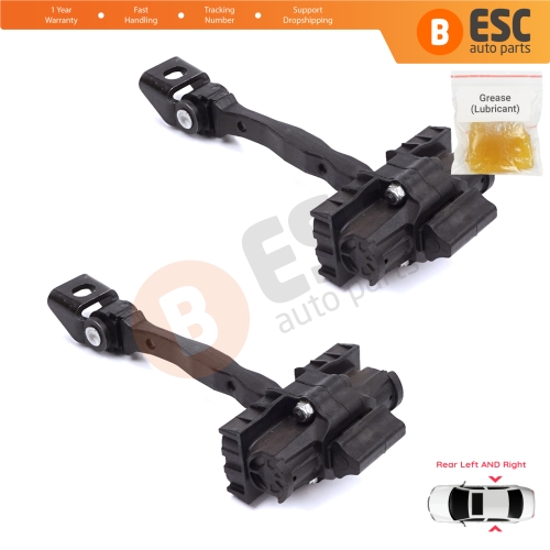 2 Pieces Rear Door Stop Check Assy Limiter Strap for Skoda Fabia MK3 III NJ NJ3 NJ5 Praktik 2014-2022 6V0839249