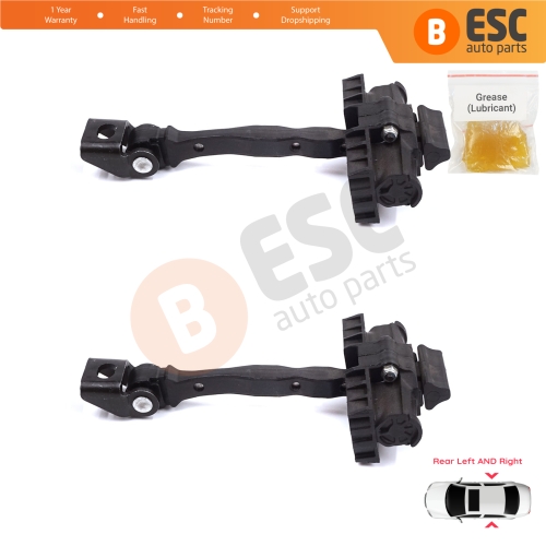 2 Pieces Rear Door Stop Check Assy Limiter Strap for Skoda Fabia MK3 III NJ NJ3 NJ5 Praktik 2014-2022 6V0839249