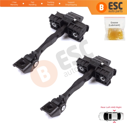 2 Pieces Rear Door Stop Check Assy Limiter Strap for Skoda Fabia MK3 III NJ NJ3 NJ5 Praktik 2014-2022 6V0839249