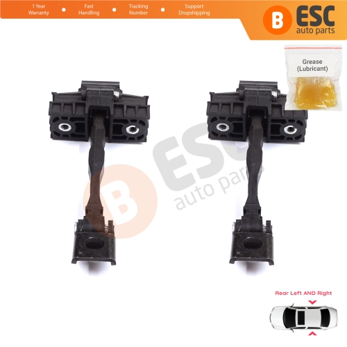 2 Pieces Rear Door Stop Check Assy Limiter Strap for Skoda Fabia MK3 III NJ NJ3 NJ5 Praktik 2014-2022 6V0839249