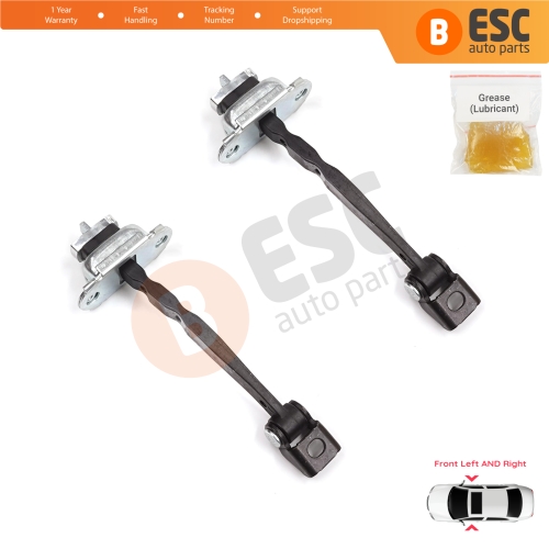 2 Pieces Front Door Stop Check Assy Limiter Strap for Skoda Octavia MK2 A5 1Z3 1Z5 2004-2013 1Z0837249D