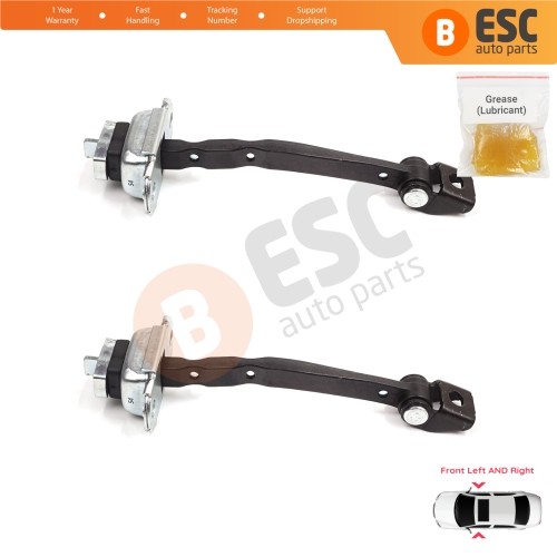 2 Pieces Front Door Stop Check Assy Limiter Strap for Skoda Octavia MK2 A5 1Z3 1Z5 2004-2013 1Z0837249D
