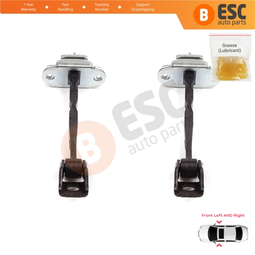 2 Pieces Front Door Stop Check Assy Limiter Strap for Skoda Octavia MK2 A5 1Z3 1Z5 2004-2013 1Z0837249D