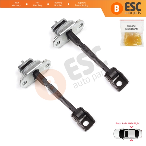 2 Pieces Rear Door Stop Check Assy Limiter Strap for Skoda Octavia MK2 A5 1Z3 1Z5 2004-2013 1Z0839249D