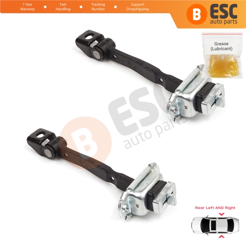 2 Pieces Rear Door Stop Check Assy Limiter Strap for Skoda Octavia MK2 A5 1Z3 1Z5 2004-2013 1Z0839249D