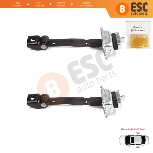 2 Pieces Rear Door Stop Check Assy Limiter Strap for Skoda Octavia MK2 A5 1Z3 1Z5 2004-2013 1Z0839249D