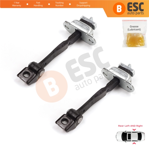 2 Pieces Rear Door Stop Check Assy Limiter Strap for Skoda Octavia MK2 A5 1Z3 1Z5 2004-2013 1Z0839249D