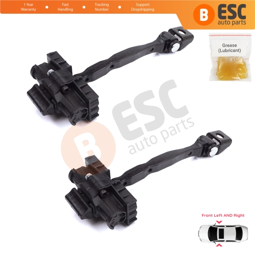 2 Pieces Front Door Stop Check Assy Limiter Strap for Skoda Octavia MK3 III A7 5E 5E3 5E5 2012-2021 5E0837249