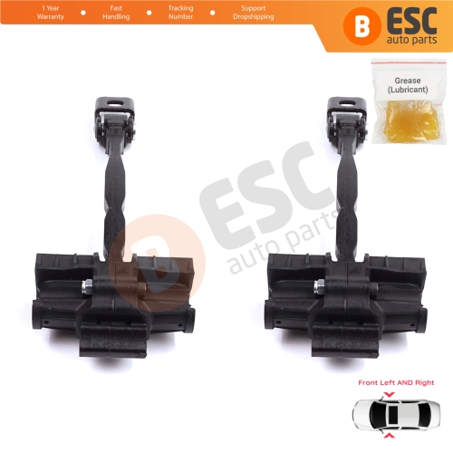 2 Pieces Front Door Stop Check Assy Limiter Strap for Skoda Octavia MK3 III A7 5E 5E3 5E5 2012-2021 5E0837249