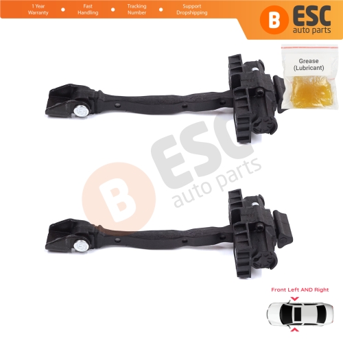 2 Pieces Front Door Stop Check Assy Limiter Strap for Skoda Octavia MK3 III A7 5E 5E3 5E5 2012-2021 5E0837249
