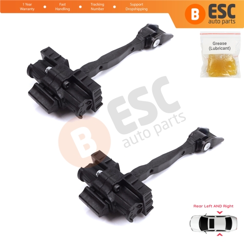 2 Pieces Rear Door Stop Check Assy Limiter Strap for Skoda Octavia MK3 III A7 5E 5E3 5E5 2012-2021 5E0839249