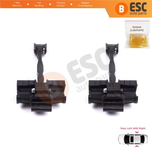 2 Pieces Rear Door Stop Check Assy Limiter Strap for Skoda Octavia MK3 III A7 5E 5E3 5E5 2012-2021 5E0839249