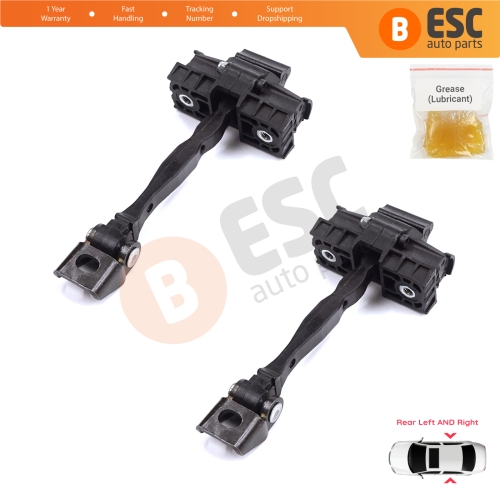 2 Pieces Rear Door Stop Check Assy Limiter Strap for Skoda Octavia MK3 III A7 5E 5E3 5E5 2012-2021 5E0839249