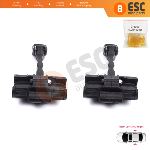 2 Pieces Rear Door Stop Check Assy Limiter Strap for Skoda Roomster 5J 5J7 2006-2015 Praktik 5J0839249C