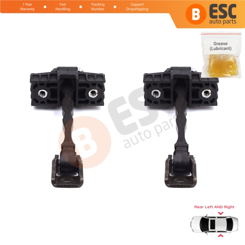 2 Pieces Rear Door Stop Check Assy Limiter Strap for Skoda Roomster 5J 5J7 2006-2015 Praktik 5J0839249C