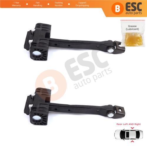 2 Pieces Rear Door Stop Check Assy Limiter Strap for Skoda Kodiaq MK1 I NS7 NV7 NS6 2016-2024 565839249
