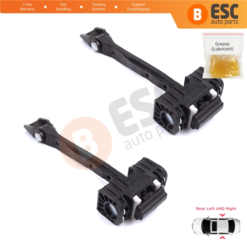 2 Pieces Rear Door Stop Check Assy Limiter Strap for Skoda Kodiaq MK1 I NS7 NV7 NS6 2016-2024 565839249