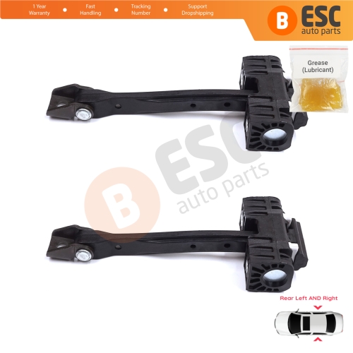 2 Pieces Rear Door Stop Check Assy Limiter Strap for Skoda Kodiaq MK1 I NS7 NV7 NS6 2016-2024 565839249