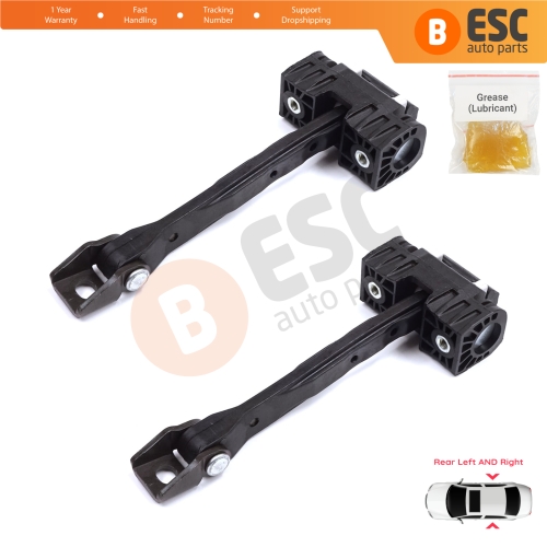 2 Pieces Rear Door Stop Check Assy Limiter Strap for Skoda Kodiaq MK1 I NS7 NV7 NS6 2016-2024 565839249