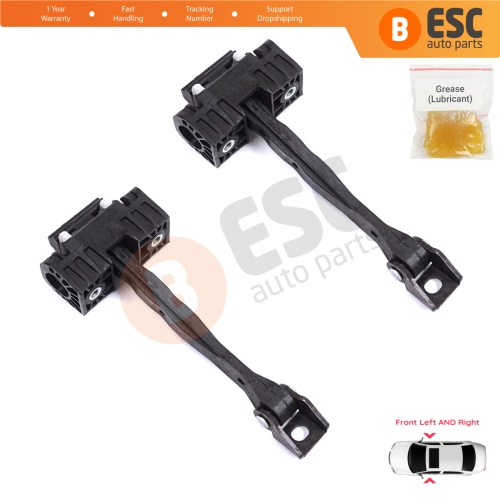 2 Pieces Front Door Stop Check Assy Limiter Strap for Skoda Kodiaq MK1 I NS7 NV7 NS6 2016-2024 565837249