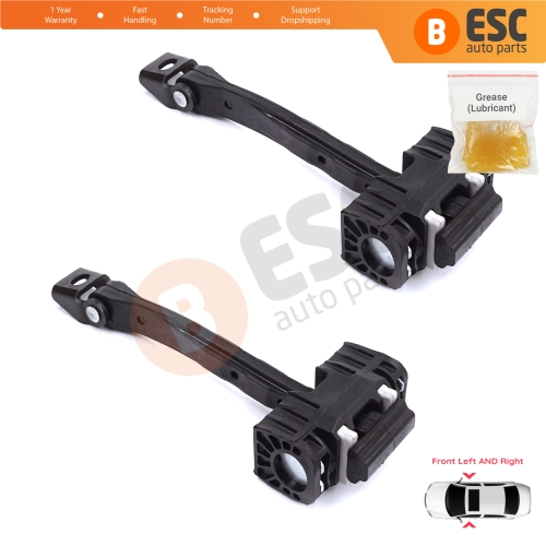 2 Pieces Front Door Stop Check Assy Limiter Strap for Skoda Kodiaq MK1 I NS7 NV7 NS6 2016-2024 565837249