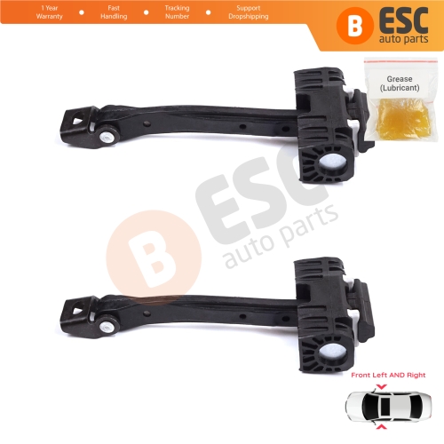 2 Pieces Front Door Stop Check Assy Limiter Strap for Skoda Kodiaq MK1 I NS7 NV7 NS6 2016-2024 565837249