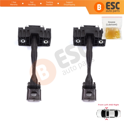 2 Pieces Front Door Stop Check Assy Limiter Strap for Skoda Kodiaq MK1 I NS7 NV7 NS6 2016-2024 565837249