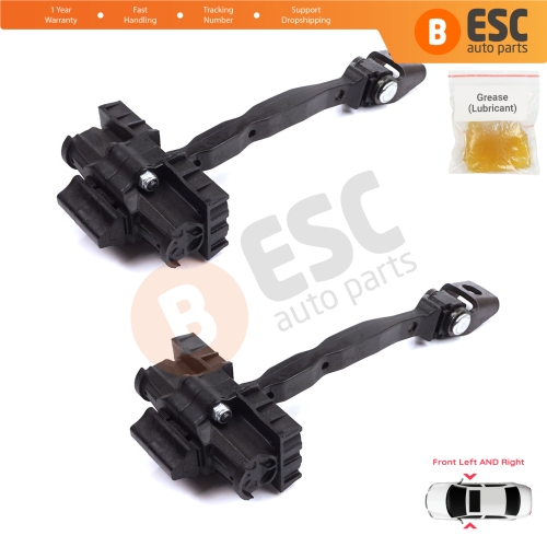 2 Pieces Front Door Stop Check Assy Limiter Strap for Skoda Kamiq NW4 Scala NW1 2019-On 654837249