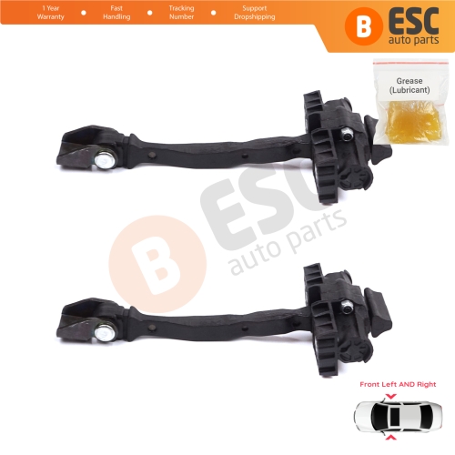 2 Pieces Front Door Stop Check Assy Limiter Strap for Skoda Kamiq NW4 Scala NW1 2019-On 654837249