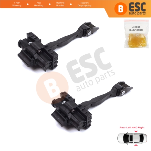 2 Pieces Rear Door Stop Check Assy Limiter Strap for Skoda Kamiq NW4 Scala NW1 2019-On 654839249