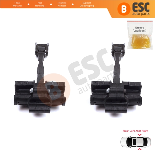 2 Pieces Rear Door Stop Check Assy Limiter Strap for Skoda Kamiq NW4 Scala NW1 2019-On 654839249