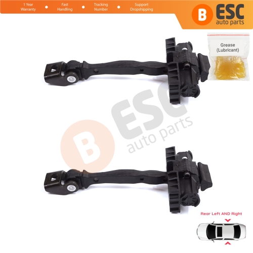 2 Pieces Rear Door Stop Check Assy Limiter Strap for Skoda Kamiq NW4 Scala NW1 2019-On 654839249