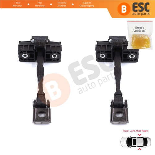 2 Pieces Rear Door Stop Check Assy Limiter Strap for Skoda Kamiq NW4 Scala NW1 2019-On 654839249