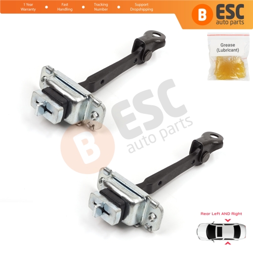 2 Pieces Rear Door Stop Check Assy Limiter Strap for Honda Civic MK6 CR-V HR-V MK1 72840S04003 72880S04003