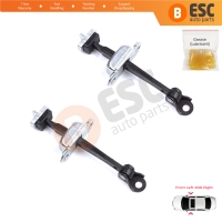 2 Pieces Front Door Stop Check Assy Limiter Strap for Honda Civic MK7 VII 2000-2006 Coupe HB Sedan 72380S5DA11