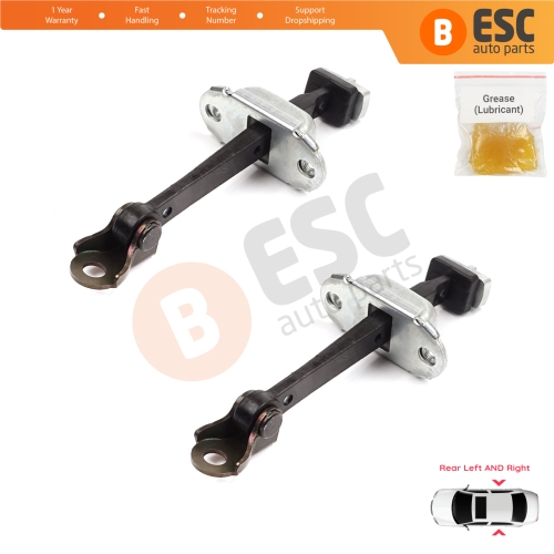 2 Pieces Rear Door Stop Check Assy Limiter Strap for Honda Civic MK7 VII 2000-2006 Hatchback Sedan 72880S5DA01