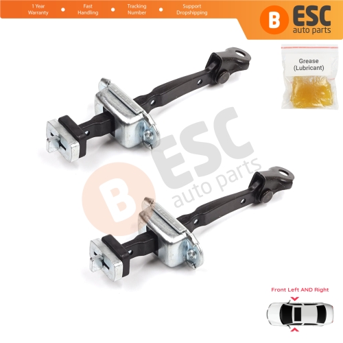 2 Pieces Front Door Stop Check Assy Limiter Strap for Honda Civic MK8 VIII 2005-2013 HB FN FK Sedan FD FA 72340SNLT01